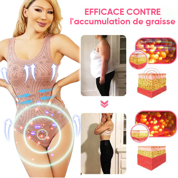 🔥 YAGOO - Shapewear magnétique nano ionique brûle-graisses 