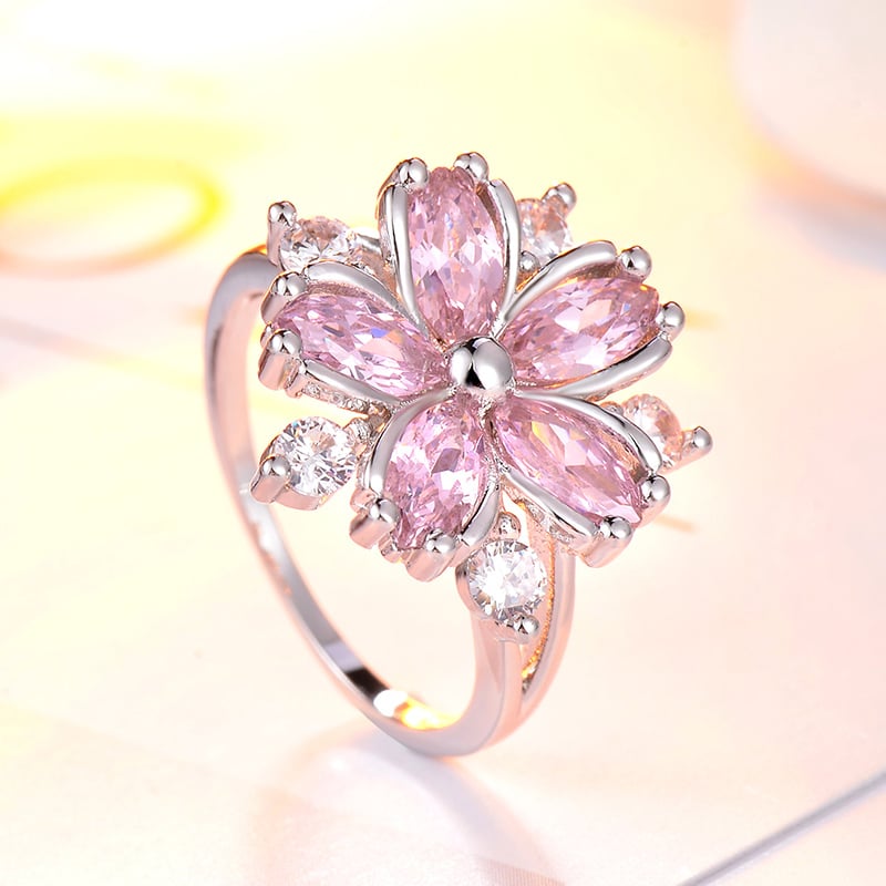 Romantic Flower Ring🌸Magnetic therapy health ring