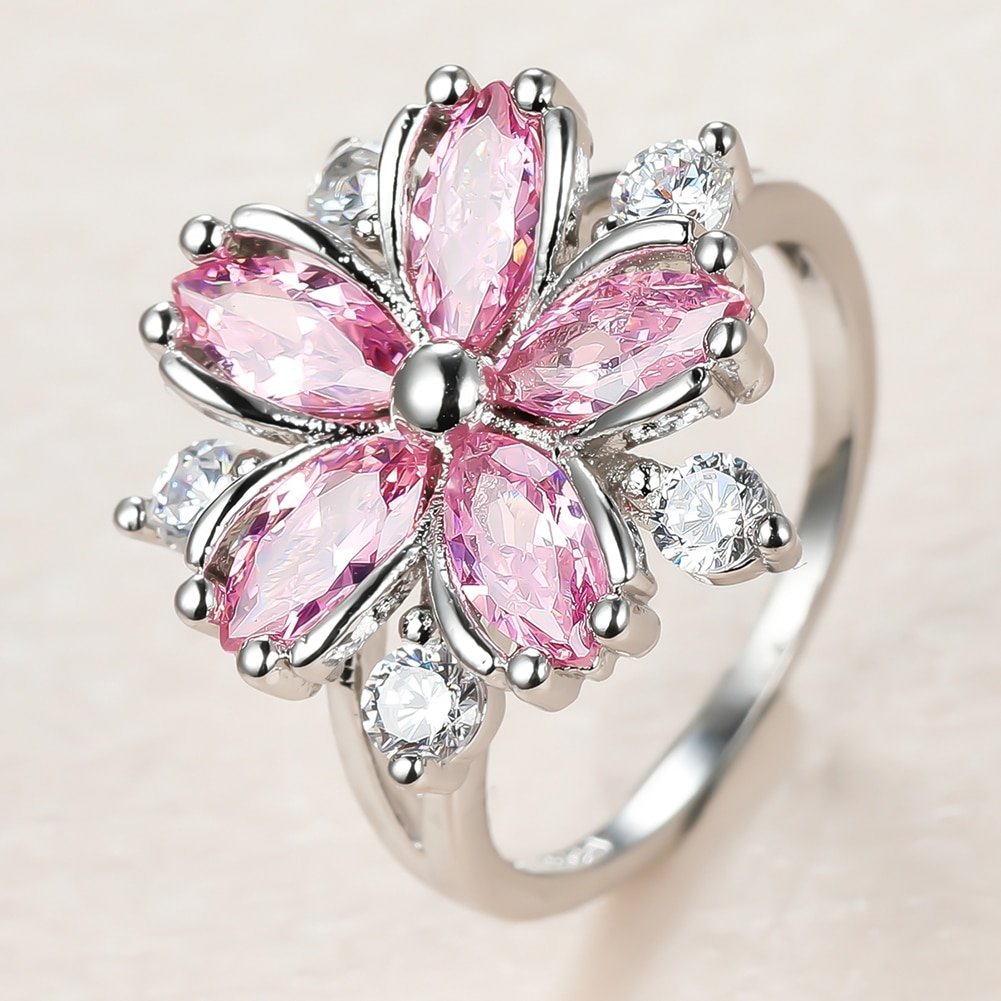 Romantic Flower Ring🌸Magnetic therapy health ring