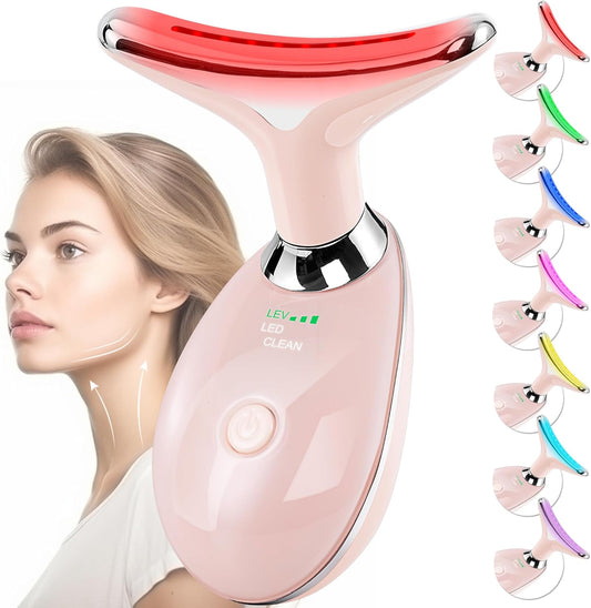 Facial Massager for Face and Neck, Red-Light-Therapy