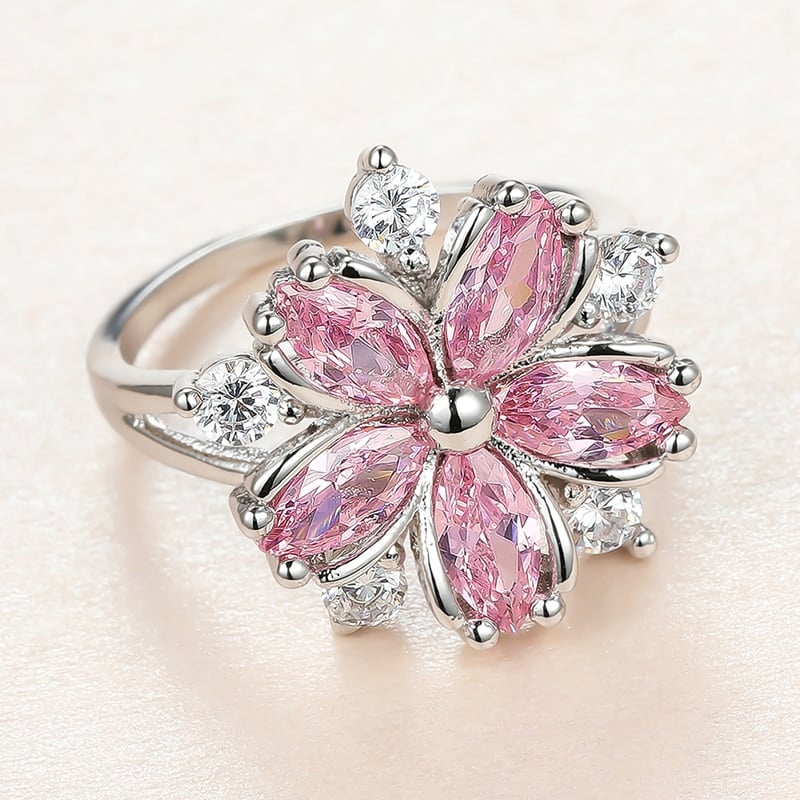 Romantic Flower Ring🌸Magnetic therapy health ring